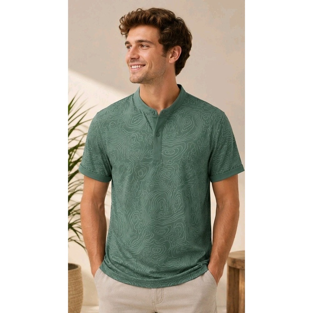 Mantra Men's Catalyst Polo Topo M Golf Performance Athletic Sports Shirt NWT
